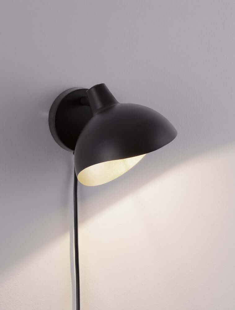 Geti Wandleuchte Schwarz, Gold
