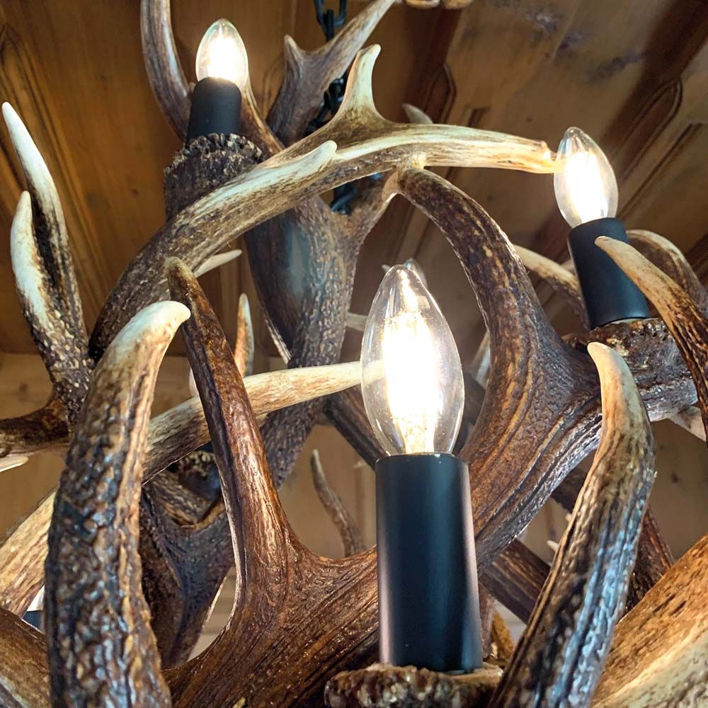 Antlewed Chalet Chandelier Ø 90 cm