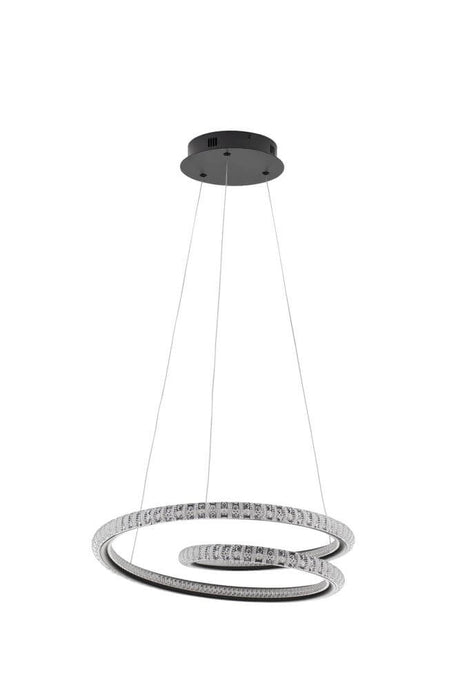 Ginevra LED Pendelleuchte Ø 48cm 3000K Schwarz