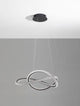Ginevra LED Pendelleuchte Verknotet Ø 58cm 3000K Schwarz in eleganter Form und zeitlosem Design.