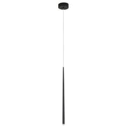 Giono LED Pendellampe 51cm Schwarz, elegante schwarze Pendelleuchte mit filigranem Design für Wohn- und Essbereich