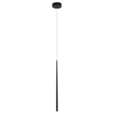 Giono LED Pendellampe 51cm Schwarz, elegante schwarze Pendelleuchte mit filigranem Design für Wohn- und Essbereich