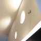 Gips-Einbaustrahler rechteckig 16, 5 x 8cm Streichbar in Decke mit Lichtverteilung.