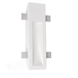 Gips-Einbaustrahler rechteckig 35 x 10cm Streichbar
