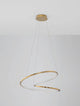 Girish LED Pendelleuchte Ø 60cm 3000K Gold in modernem Design, ideal für Wohnzimmer und Esstisch