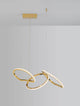 Girish LED Pendelleuchte 3-flammig 3000K Gold mit drei Ringen in elegantem Design für modernes Wohnen.
