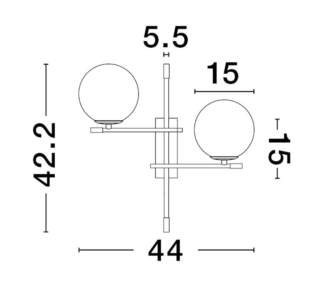 Git wall light Gold, White, Black (7)