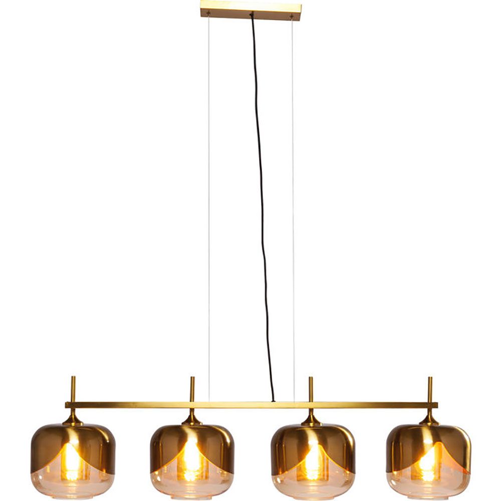 Gobelet de lampe à suspension glamour quattro or