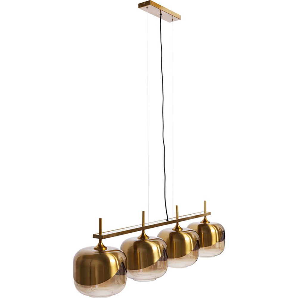 Gobelet de lampe à suspension glamour quattro or