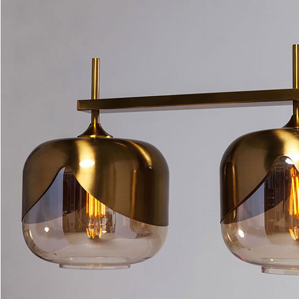 Gobelet de lampe à suspension glamour quattro or
