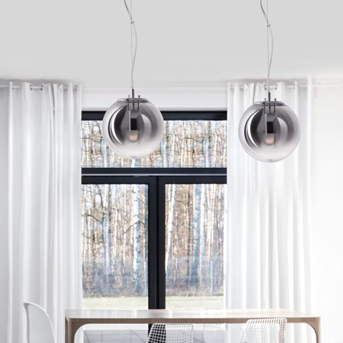 Glas Hängekugel Arabela Ø 40cm Rauchglas (5)