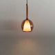 s.luce Belluna Glas-Pendelleuchte 150cm Textilkabel