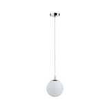 Globe Pendelleuchte IP44 max 20W E27 Satin Chrom