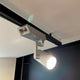 Golo 3-Phasen Power-LED Schienenstrahler in Aluminium mit verstellbarem Lichtstrahl