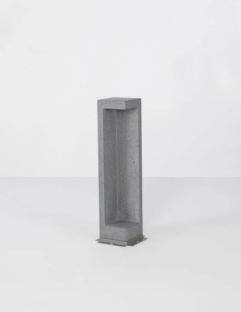 Grante LED Außenwegeleuchte 3000K Grau IP65 modernes Design aus Beton und Aluminium