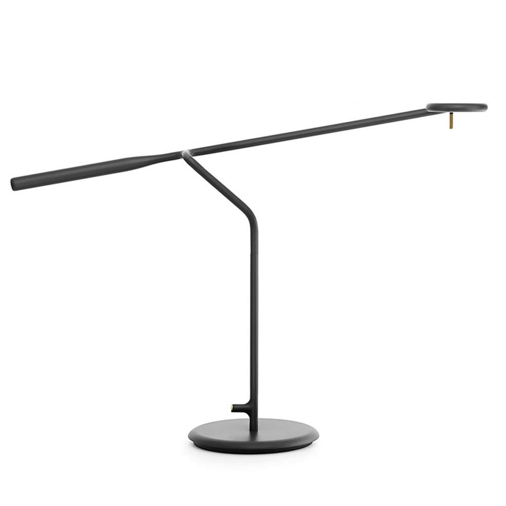 Fluxo de lâmpada de mesa LED de design 5W, 2800-3200K preto