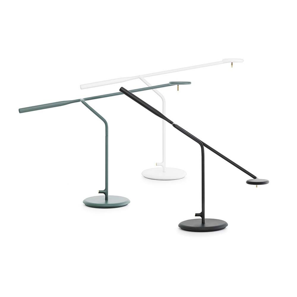 Fluxo de lâmpada de mesa LED de design 5W, 2800-3200K preto