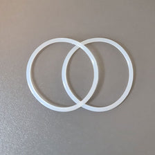 s.luce Gummiringe 2er-Set für Crutch Cover, weiße Ringe zur Positionierung des Lampencovers