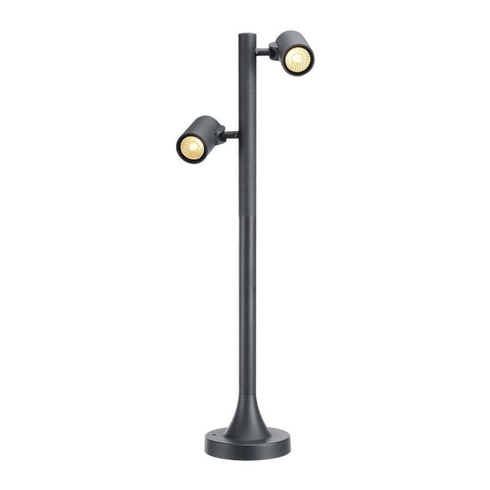 Gunnsy LED Light Head double tache anthracite 8W 3000K