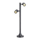 Gunnsy LED Leuchtenkopf Double Spot Anthrazit 8W 3000K mit zwei Lichtköpfen für Außenbereich