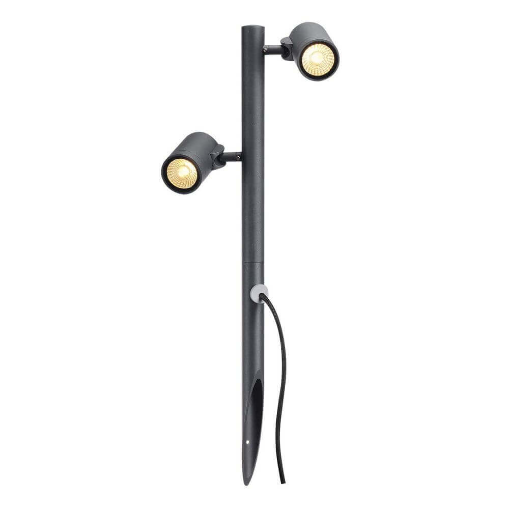 Gunnsy LED Light Head double tache anthracite 8W 3000K
