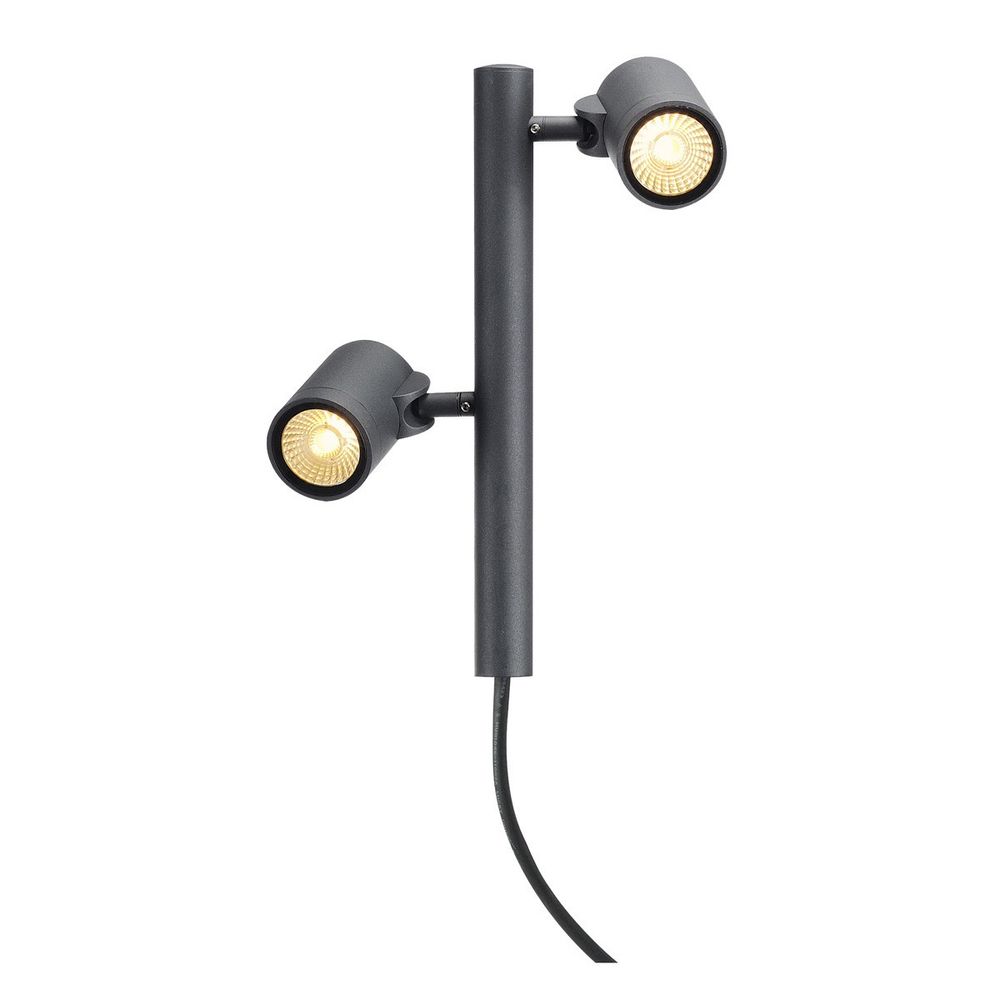 Gunnsy LED Leuchtenkopf Double Spot Anthrazit 8W 3000K