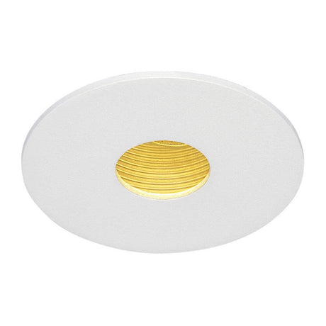 H-Light Round Hole White 12W 20° 2700K incl. driver & clip spring - elegant recessed light with warm white LED module.
