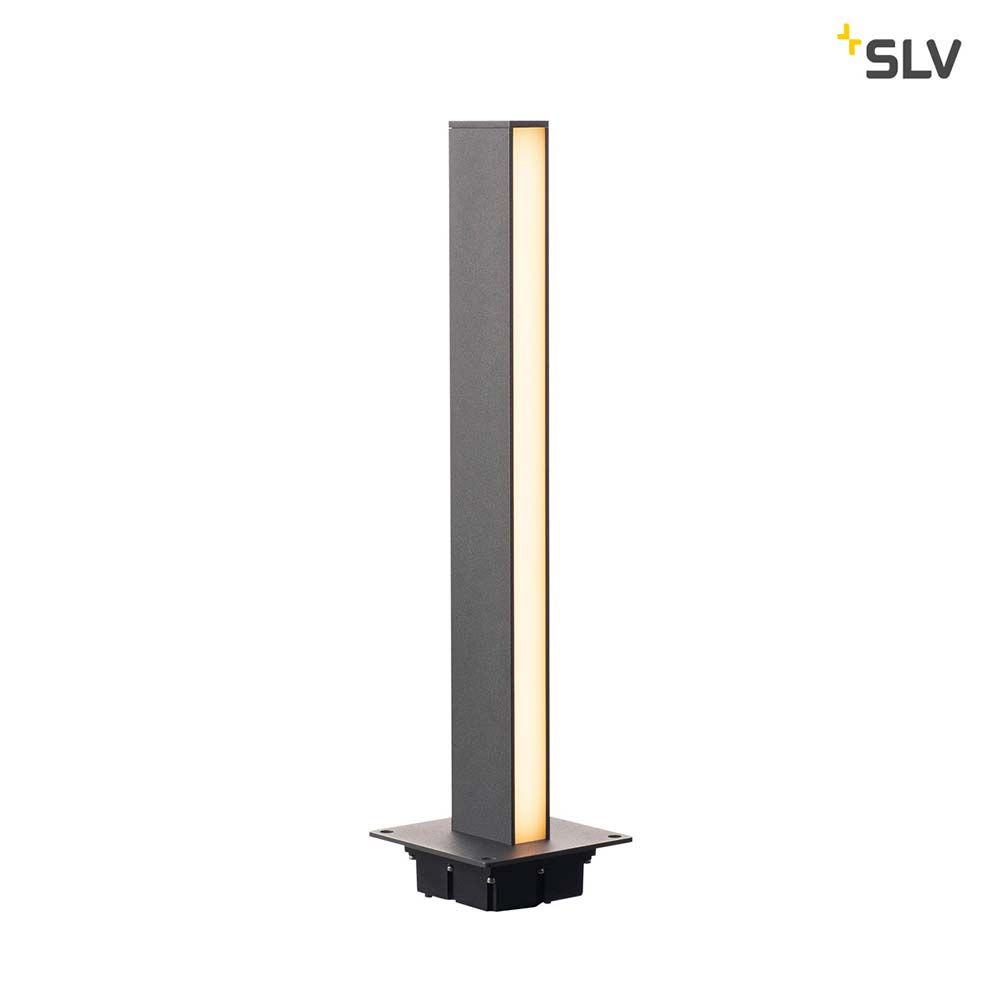 H-Pol Wege- & Standleuchte Einflammig LED 3000K Anthrazit 66cm