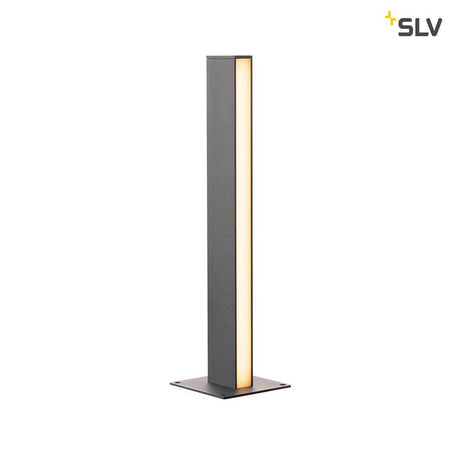 H-Pol path light & bollard light, two-bulb LED 3000K anthracite 66cm in a modern design for outdoor use.