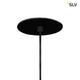 Helia 45 Pendelleuchte LED 3000K Schwarz flache Rosette 9W