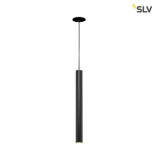 Helia 45 Pendelleuchte LED 3000K Schwarz flache Rosette 9W moderne schwarze Pendelleuchte von SLV