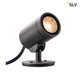 Helia LED Spot Outdoor Strahler 3000K 35° Anthrazit IP55 in schickem Design mit dimmbarer Hochvolt LED.