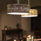 Hängelampe Discus mit Diffuser Almheu, stilvolle Leuchte für Esstische und Wohnzimmer, warmes Licht mit Diffusor.