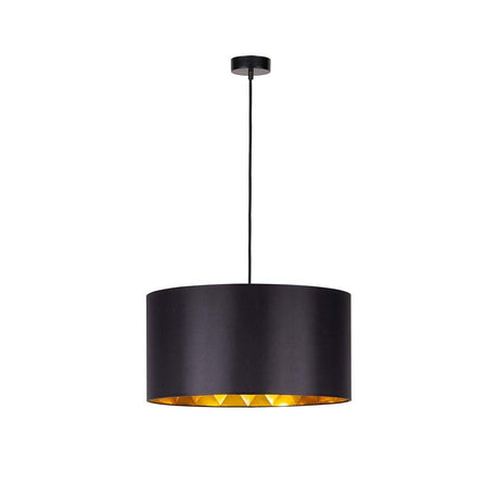 Hängelampe Victoria II Schwarz, Goldfarben mit modernem Design und eleganter Farbgestaltung.