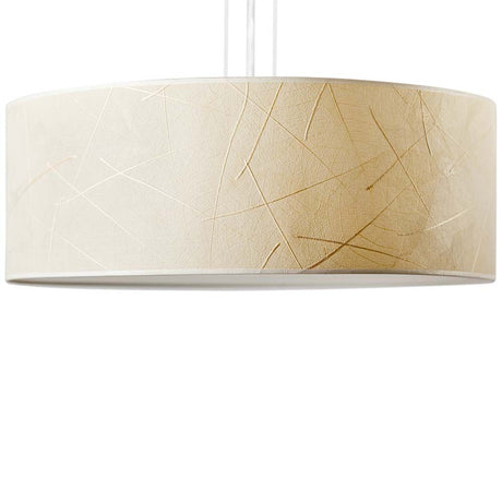 Hängeleuchte Discus mit Diffuser Blätter im modernen Design, ideal für Esszimmer und Lobbys.