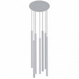 Pendant light Laser 7-light Ø 30cm White