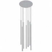 Pendelleuchte Laser 7-flg. Ø 30cm Weiß (1)