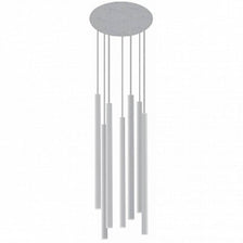 Pendelleuchte Laser 7-flg. Ø 30cm Weiß (1)