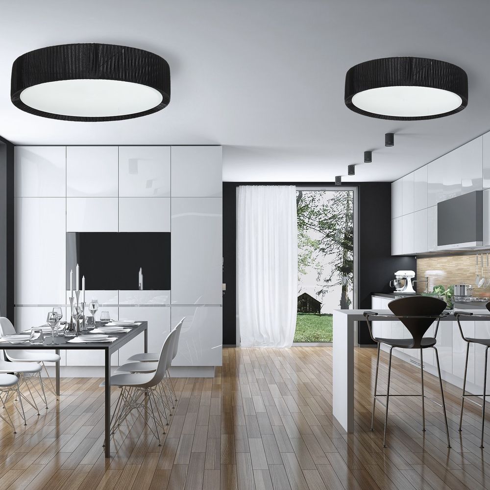 KONSO LED -KATTOLAMPU Ø 100cm musta