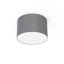 Cameron LED Deckenleuchte Ø 45cm Grau, moderne runde Deckenlampe mit milchiger Platte für blendfreies Licht