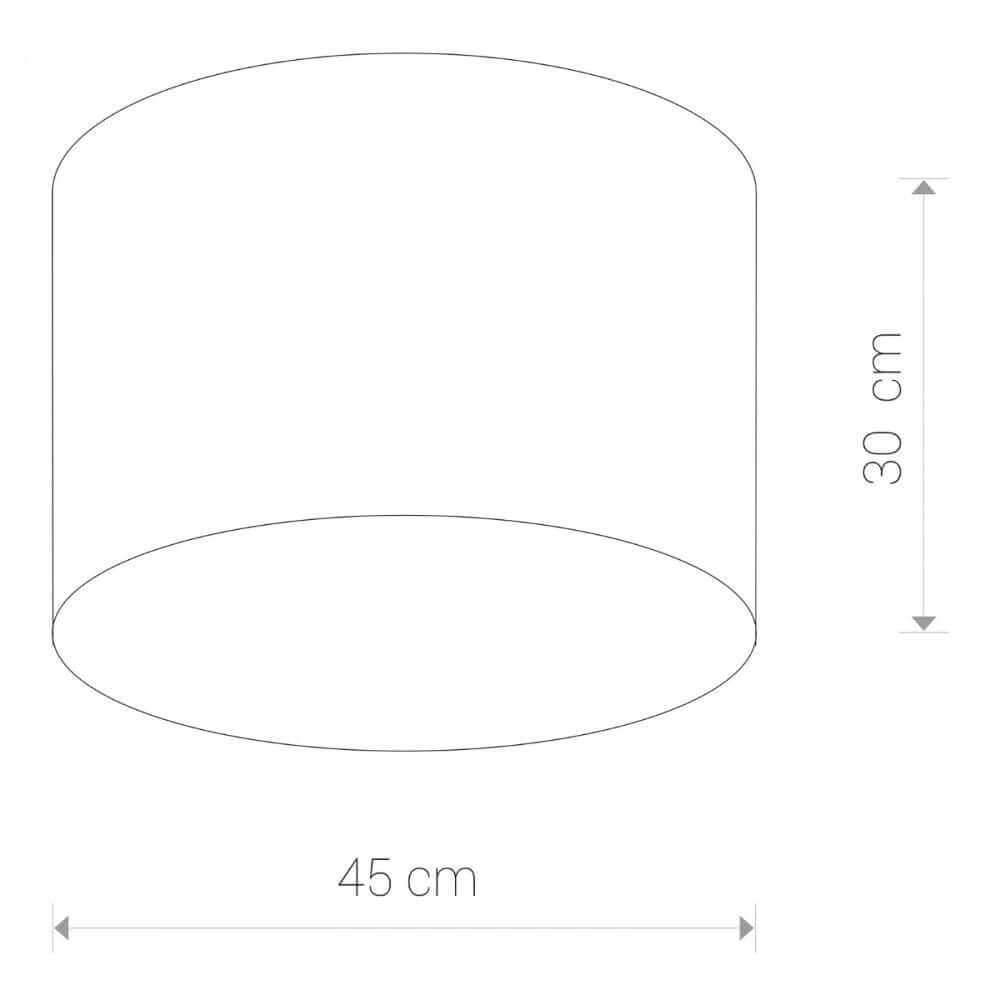 Cameron LED Deckenleuchte Ø 45cm Grau