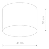 Cameron LED Deckenleuchte Ø 45cm Grau