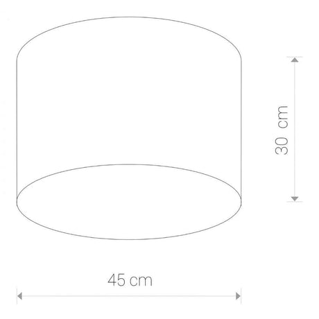 Cameron LED -plafondlamp Ø 45 cm grijs