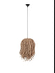 Hay Pendelleuchte E27 Ø 32cm Braun, aus Seegras in natürlichem Braun, hängend, dekorativ und gemütlich.