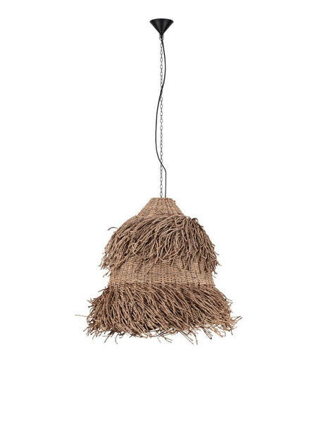 Hay Pendelleuchte E27 3xØ 80cm Braun: große Boho-Pendelleuchte mit natürlichem Design für den Esstisch