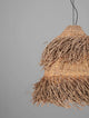 HAY Pendelleuchte E27 3xØ 80cm Braun im BOHO-Stil mit natürlichem Design und interessanter Form.