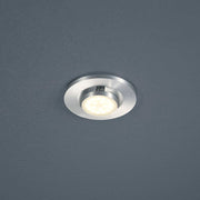 LED Spot encastré de plafond Onto Alu-Matt au design moderne pour l’éclairage de salle de bain et de miroir.
