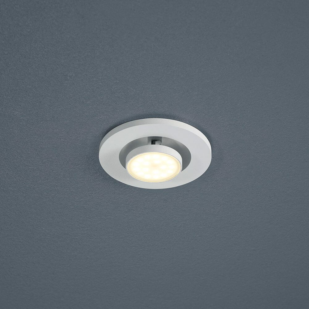 LED Decken-Einbauleuchte Onto Weiß, moderne und anpassbare Lampe für Bad- und Spiegelbeleuchtung.