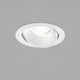 LED Decken-Einbauleuchte Sid Weiß 890lm IP65 in Decke eingebaut, dimmbar, für Innen- und Außenbereiche geeignet.