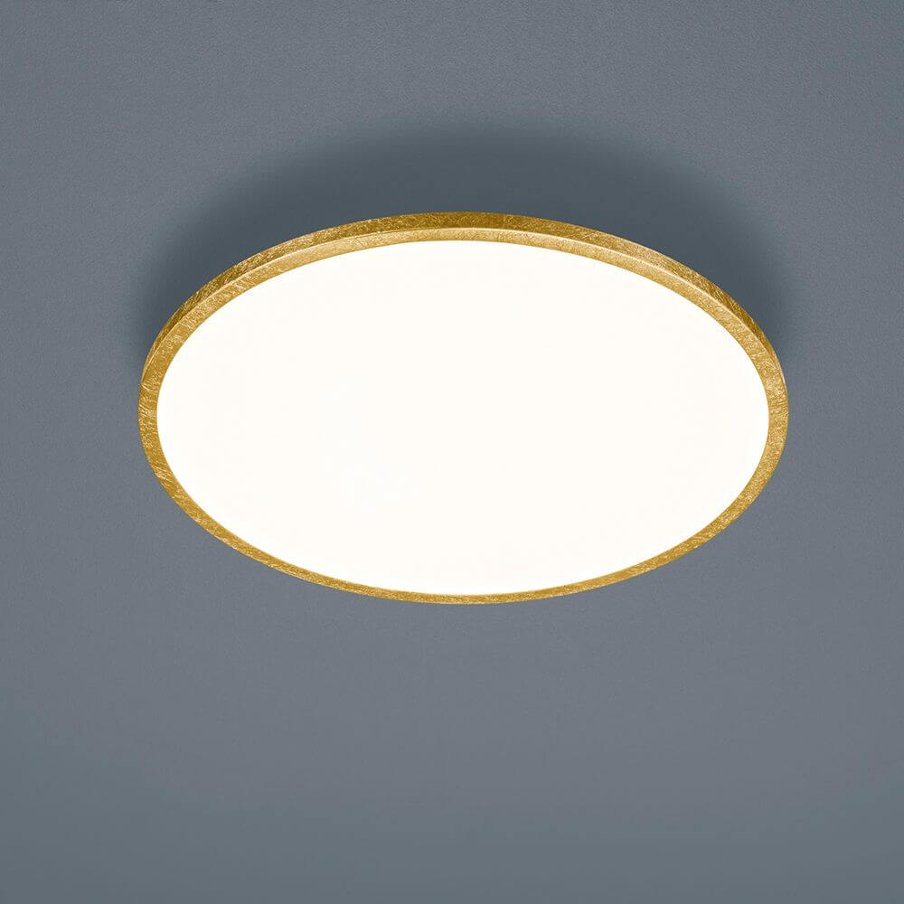 Lámpara de techo LED Rack pan de oro